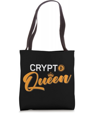 Bitcoin Crypto Crypto Queen Tote Bag $13.19 Totes