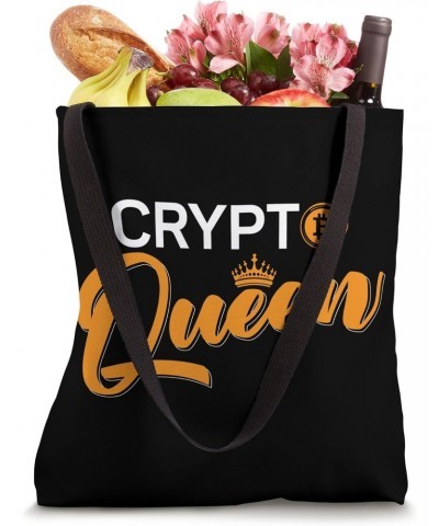 Bitcoin Crypto Crypto Queen Tote Bag $13.19 Totes