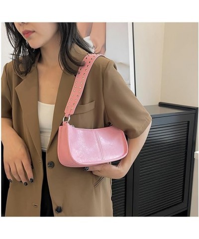 Womens Purses Crossbody Red Shoulder Bag Y2k Purse Red Accessories Grunge Purse Aesthetic Purse Light Pink $17.48 Crossbody Bags