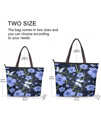 QMXO Animal Butterfly Flower Floral Handbags and Purse for Women Tote Bag Large Capacity Top Handle Shopper Shoulder Bag $12....