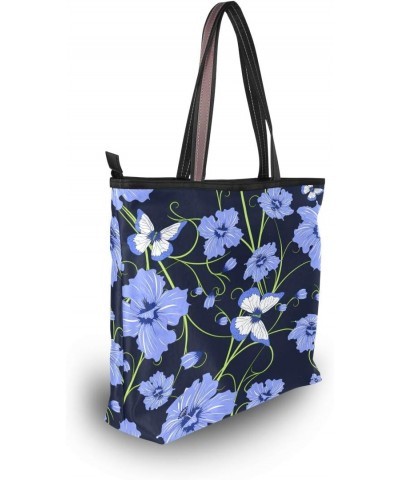 QMXO Animal Butterfly Flower Floral Handbags and Purse for Women Tote Bag Large Capacity Top Handle Shopper Shoulder Bag $12....