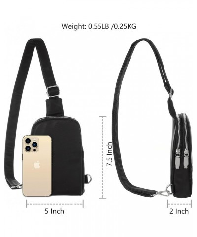 Small Crossbody Sling Bag Nylon Fanny Packs Fashion Sport Belt Bag Travel Shoulder Purses for Women Nylon White11 $16.23 Cros...