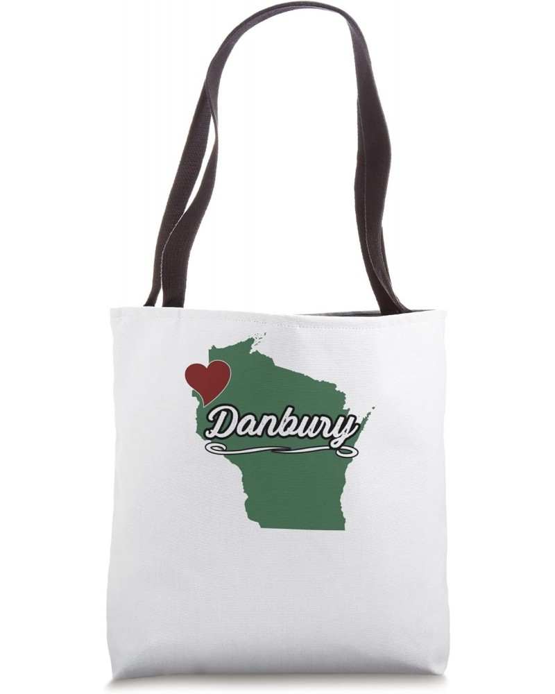 DANBURY - Wisconsin | WI USA - City State Souvenir - Tote Bag $15.60 Totes