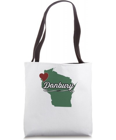 DANBURY - Wisconsin | WI USA - City State Souvenir - Tote Bag $15.60 Totes