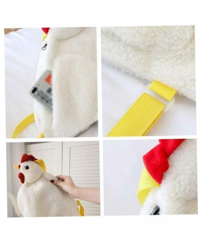 Chicken Bag, Cartoon Shoulder Bag Hen Crossbody Bag Fluffy Hen Handbag Funny Purses for Girl Women $8.69 Shoulder Bags