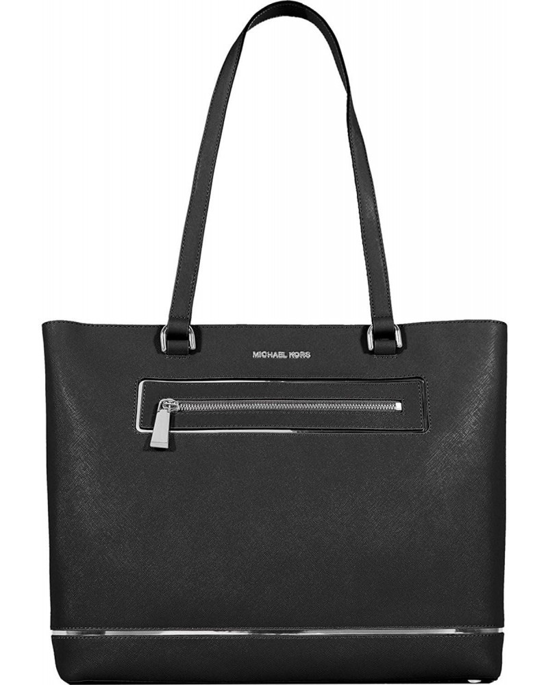 MICHAEL Frame Out Item Large North South Tote, Black $76.50 Totes