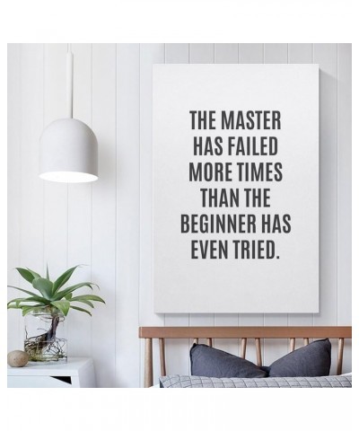 De Meester Heeft Gefaald Meer Keer Dan De Beginner Heeft Zelfs Geprobeerd, Ingelijste Muur Print, SlPoster Canvas Artwork Pri...