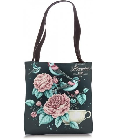 tea time cup morning tea lover cute joyful Tote Bag 16 inches $13.52 Totes