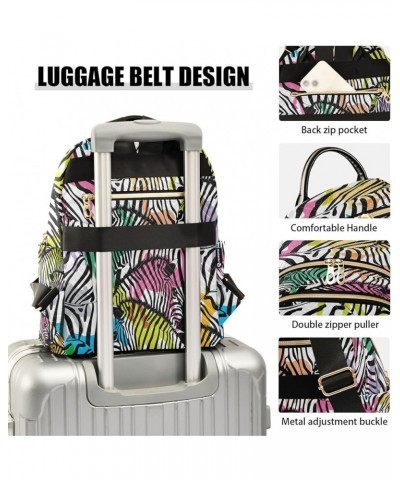 Fashion Backpack Mini Backpack Purse Casual Daily Backpack Zebras for Travel for College Work Small $18.69 Backpacks