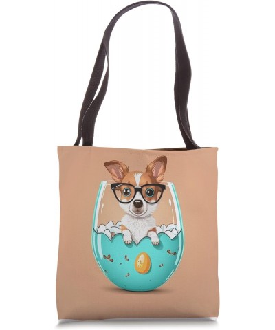 Funny dog in the egg Design dog owner Humor Sarcastic puppie Tote Bag $11.95 Totes