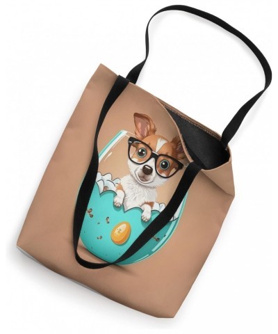 Funny dog in the egg Design dog owner Humor Sarcastic puppie Tote Bag $11.95 Totes