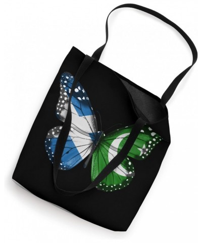 Scottish Pakistani Flag Butterfly Tote Bag $12.02 Totes