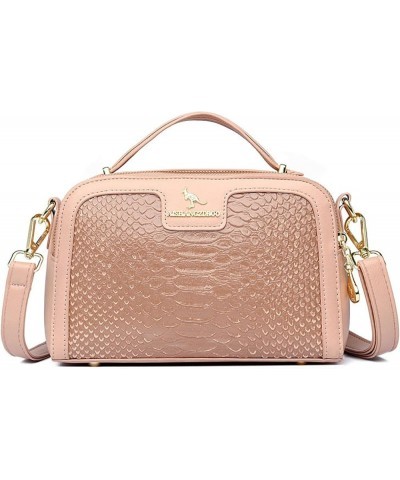 Women's hand-held shoulder cross-body bag casual large capacity small square bag Green $25.27 Crossbody Bags