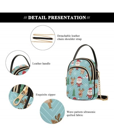 Small Crossbody Handbag for Women Mini Over Shoulder Purse with Three Zippered Pockets Durable Shoulder Bag Color-hf035 $9.24...