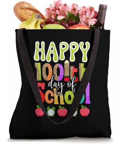 Leopard 100 Days Of School 100 Days Smarter Teachers Student Tote Bag $10.95 Totes