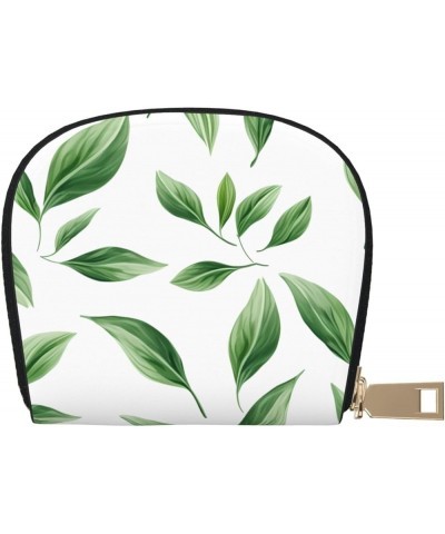 Elegance Unleashed: Stylish Green Leaves Foliage -Inspired PU Leather Clutch for Men and Women Green Leaves Foliage 1 $8.94 C...