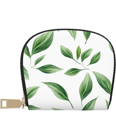 Elegance Unleashed: Stylish Green Leaves Foliage -Inspired PU Leather Clutch for Men and Women Green Leaves Foliage 1 $8.94 C...