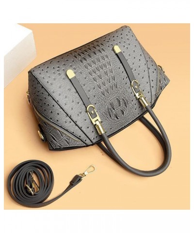 Stylish Handbags for Women PU Leather Satchel Bags Shoulder Bag Top Handle Handbag Ladies Work Purse Zipper Totes Grey $25.07...