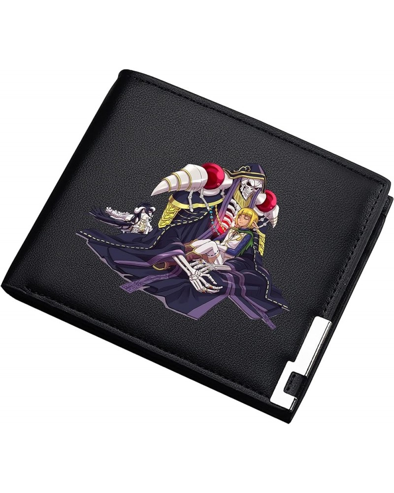 Overlord Kawaii ID Card Holder Anime Money Pockets Cartoon Short Wallet Pu Leather Unisex Money Bags(9) style 13 $13.96 Wallets