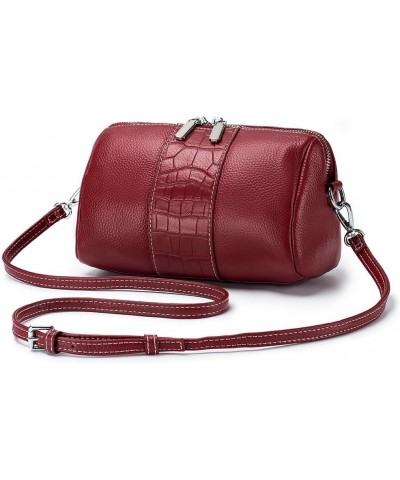 Women's Fashion Crossbody Bag Burgundy $23.65 Crossbody Bags