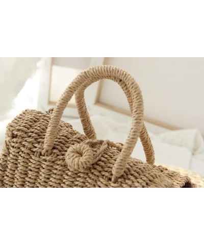 Straw Bag for Women Crossbody Beach Tote Black Clutch Shoulder Bags Summer Travel Handbag Female Bag Purse Women (Color : N) ...