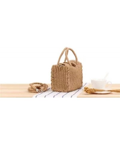 Straw Bag for Women Crossbody Beach Tote Black Clutch Shoulder Bags Summer Travel Handbag Female Bag Purse Women (Color : N) ...