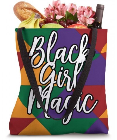 Black Girls Are Magic Afrocentric Pattern Tote Bag $14.02 Totes