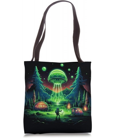 Camping UFO Gear Alien Abduction Tote Bag $12.65 Totes