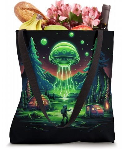 Camping UFO Gear Alien Abduction Tote Bag $12.65 Totes