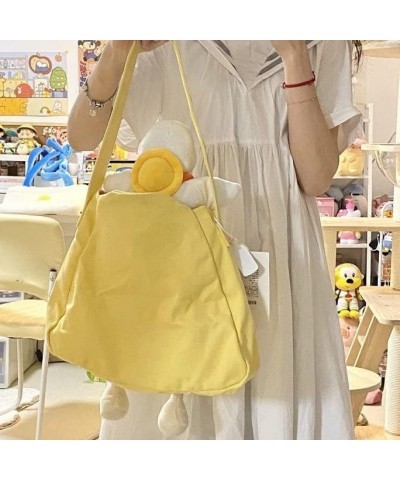 Cute Cheese Crossbody Bag Canvas Shoulder Bag Cheese Wedge Bag Casual Handbag Tote Gift for Girls Birthday Christmas Large 34...