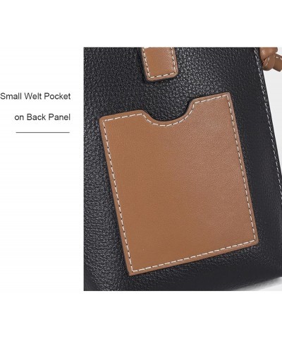 Genuine Leather Small Cell Phone Crossbody Bag Purses for Women Cross Body Blue $11.72 Crossbody Bags