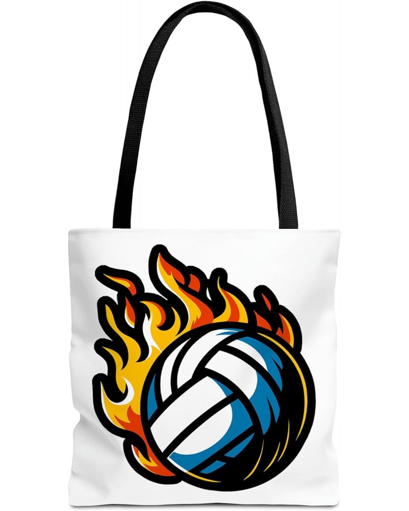 Volleyball Tote Bag for Women Men Casual Tote Bag Cloth Canvas Shopping Bags with Handles Cute Bags Everyday Use 16" x 16" Ae...