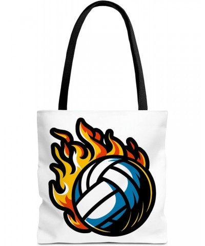 Volleyball Tote Bag for Women Men Casual Tote Bag Cloth Canvas Shopping Bags with Handles Cute Bags Everyday Use 16" x 16" Ae...