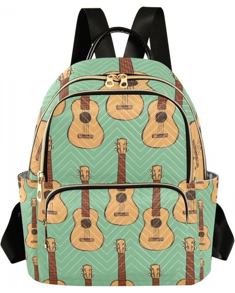 Small Backpack for Women Travel Bag Hawaiian Guitar Daypack Purse Fashion Shoulder Bag Rucksack Small A75 $10.92 Backpacks