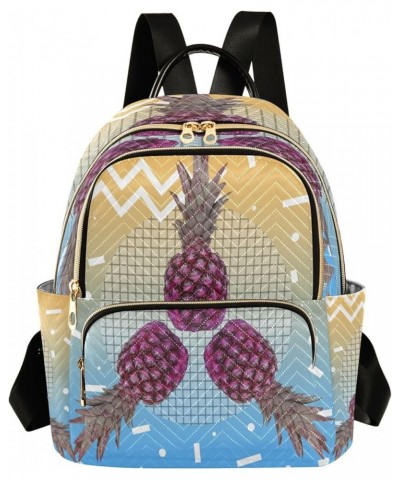 Fashion Backpack Mini Backpack Purse Casual Daily Backpack Pineapples for Travel for College Work Small $13.94 Backpacks