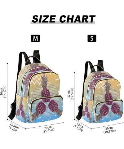 Fashion Backpack Mini Backpack Purse Casual Daily Backpack Pineapples for Travel for College Work Small $13.94 Backpacks