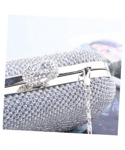 2pcs Rhinestone Purses for Women Womens Evening Bag Handmade Bag for Women Women's Purses Ladies Purses Silverx2pcs $11.48 Ev...