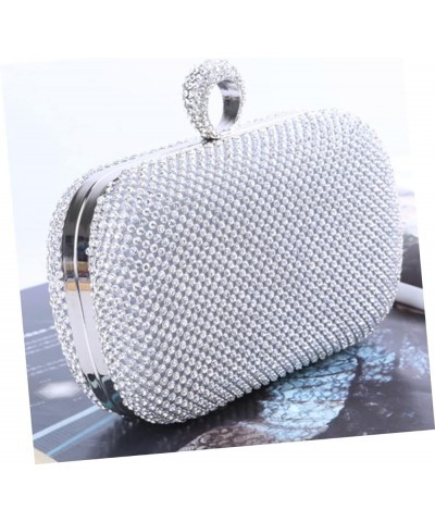 2pcs Rhinestone Purses for Women Womens Evening Bag Handmade Bag for Women Women's Purses Ladies Purses Silverx2pcs $11.48 Ev...