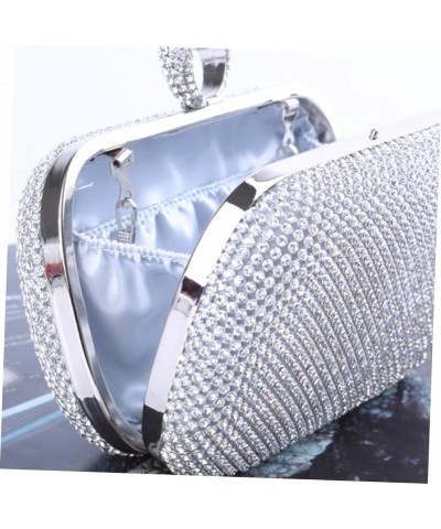 2pcs Rhinestone Purses for Women Womens Evening Bag Handmade Bag for Women Women's Purses Ladies Purses Silverx2pcs $11.48 Ev...