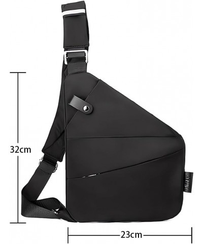 Anti Theft Travel Bag Anti-Theft Bag Slim Sling Bag Cross Body Travel Bag Sky Blue Right Shoulder $12.26 Crossbody Bags