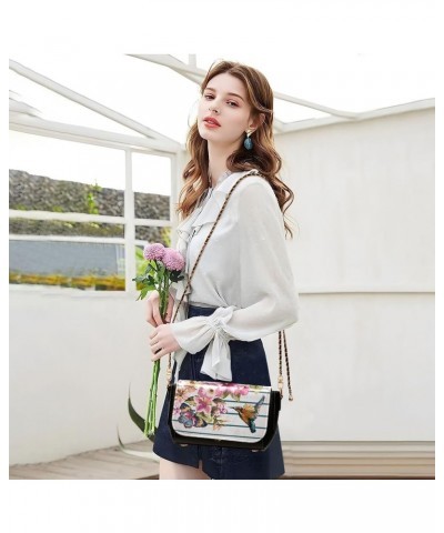 Crossbody Bags for Women Trendy Women's Black Shoulder Bag Small PU Leather Flap Cross Body Bag Handbags Pattern9 $22.13 Cros...