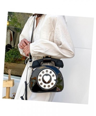 2 Pcs Telephone Diagonal Bag Jelly Wallet Crossbody Sling Bags for Women Crossbody Shoulder Bag Womens Blackx2pcs $15.30 Cros...