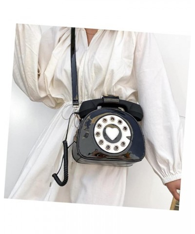 2 Pcs Telephone Diagonal Bag Jelly Wallet Crossbody Sling Bags for Women Crossbody Shoulder Bag Womens Blackx2pcs $15.30 Cros...