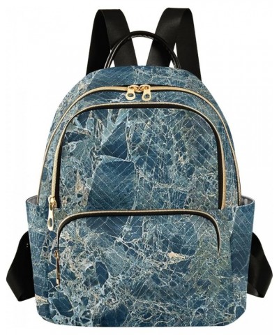 Colorful Marble Women's Backpack Purse Causal Daypack Work Travel College Business Trip Bag Shoulder Bag Small $15.11 Backpacks