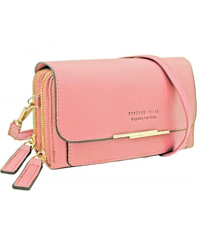 Small Crossbody Cell Phone Purse for Women RFID Blocking Cellphone Bags Wallet Adjustable Strap Hpink $11.04 Crossbody Bags