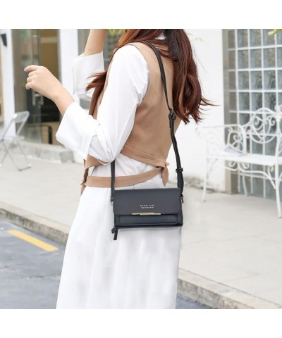 Small Crossbody Cell Phone Purse for Women RFID Blocking Cellphone Bags Wallet Adjustable Strap Hpink $11.04 Crossbody Bags