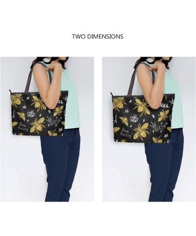 Large Tote Top Handle Bag, Women Zippered Handbag, Big Shoulder Hand Bags Multi 3 $11.52 Shoulder Bags