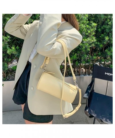 Women's Handbags Fashion Korean Style Simple Round Retro Underarm Bag Commuter Crossbody Shoulder Bag Yellow $15.58 Shoulder ...