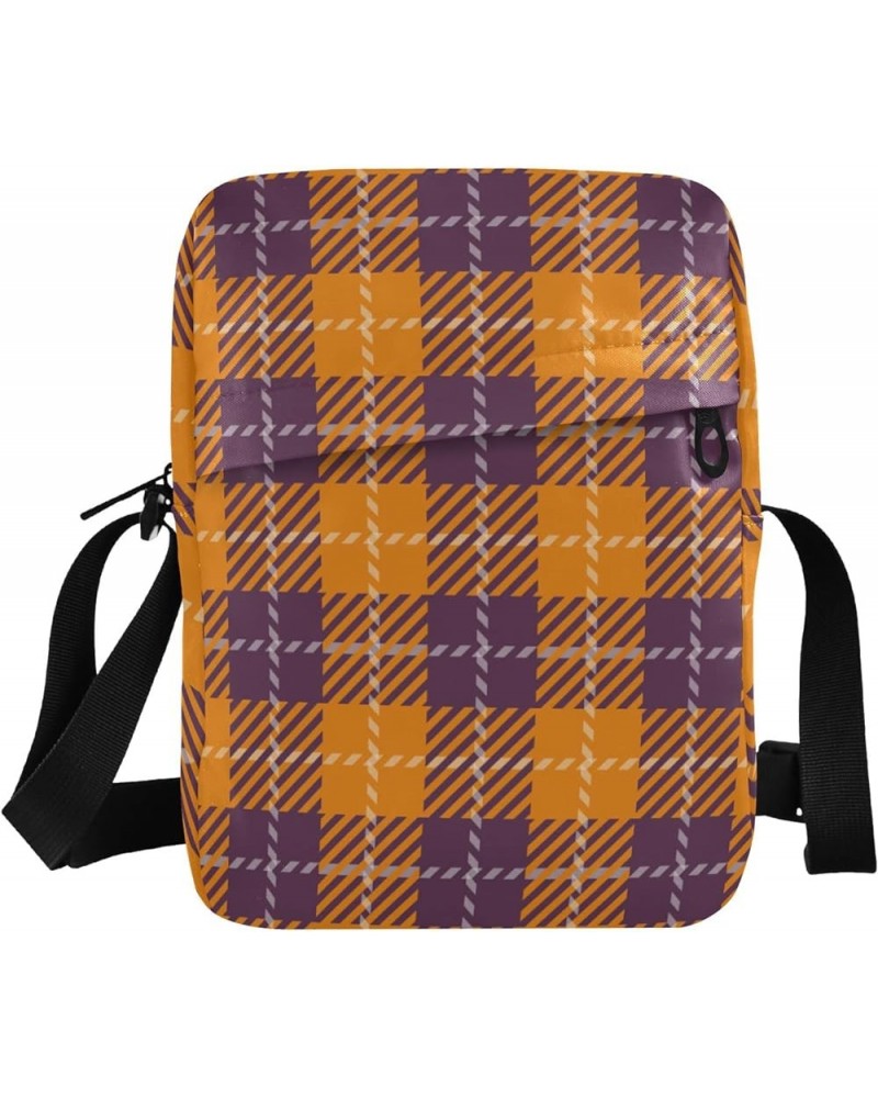 Unisex Crossbody Bag, Scottish Tartan Plaid Durable Sling Side Shoulder bags for men women, One Size Fall Plaid $9.60 Crossbo...