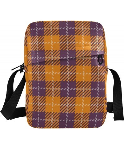 Unisex Crossbody Bag, Scottish Tartan Plaid Durable Sling Side Shoulder bags for men women, One Size Fall Plaid $9.60 Crossbo...